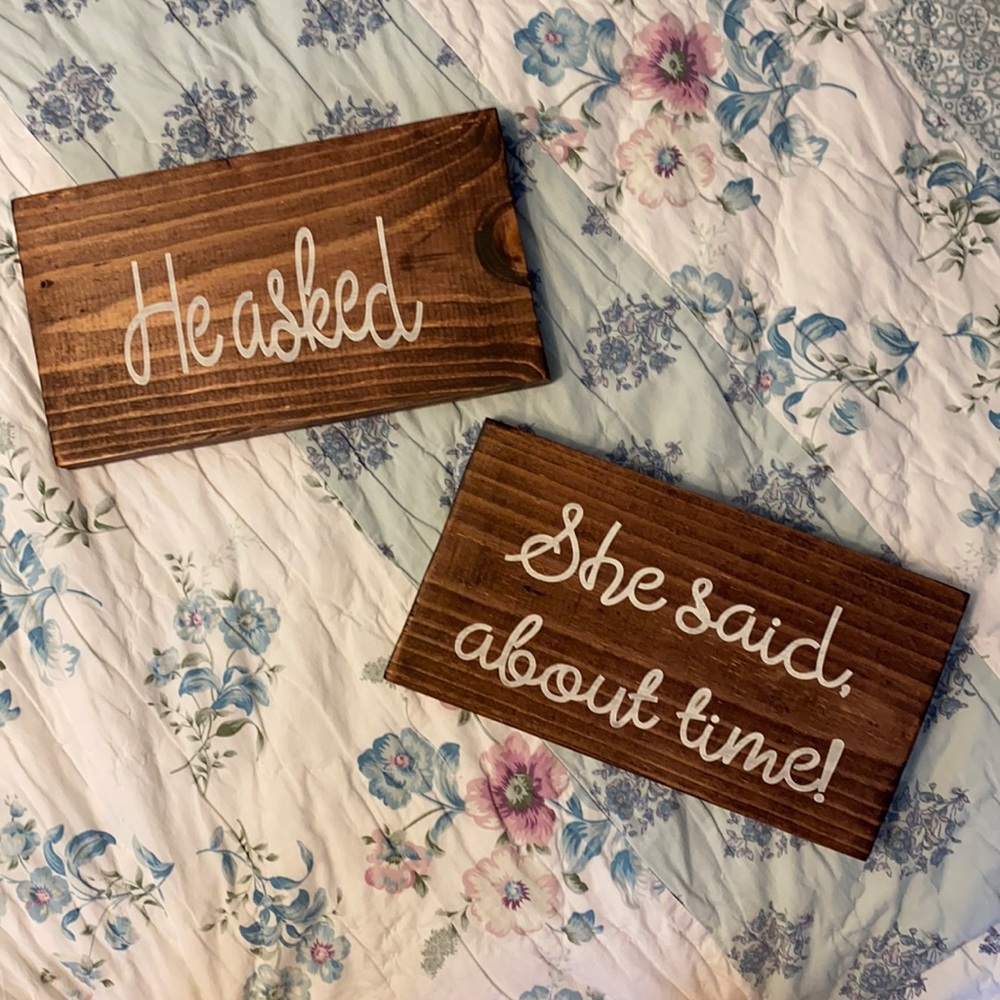 Engagement Photo Props